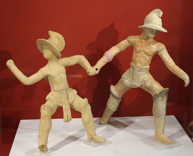 Roman Terracotta Gladiators