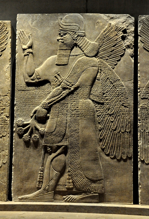 Human-headed and Winged Apkallu from Nimrud