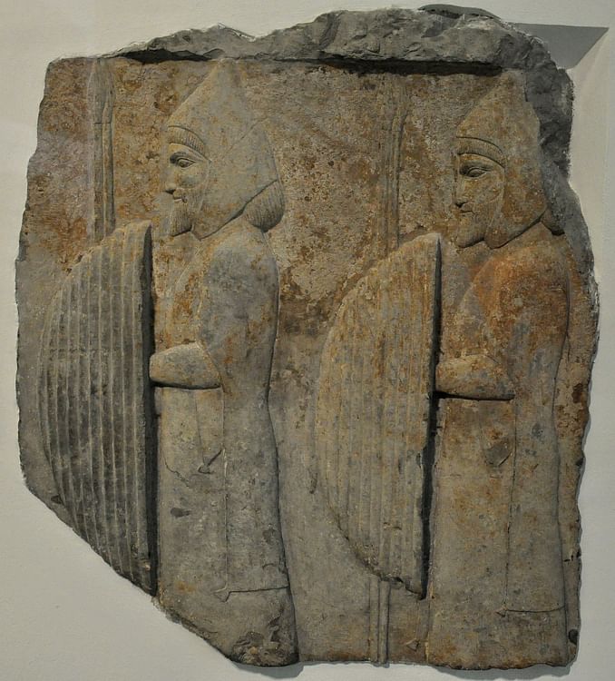 Men with Shields & Spears from Persepolis