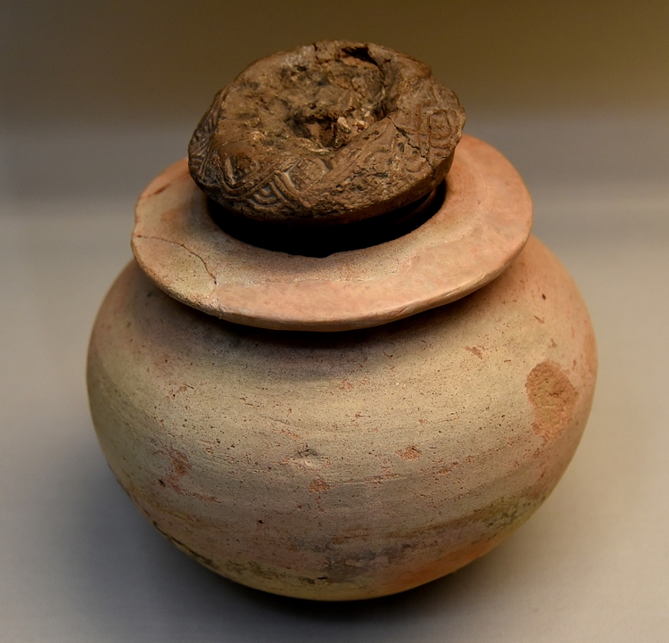 Sealed Clay Jar Stopper