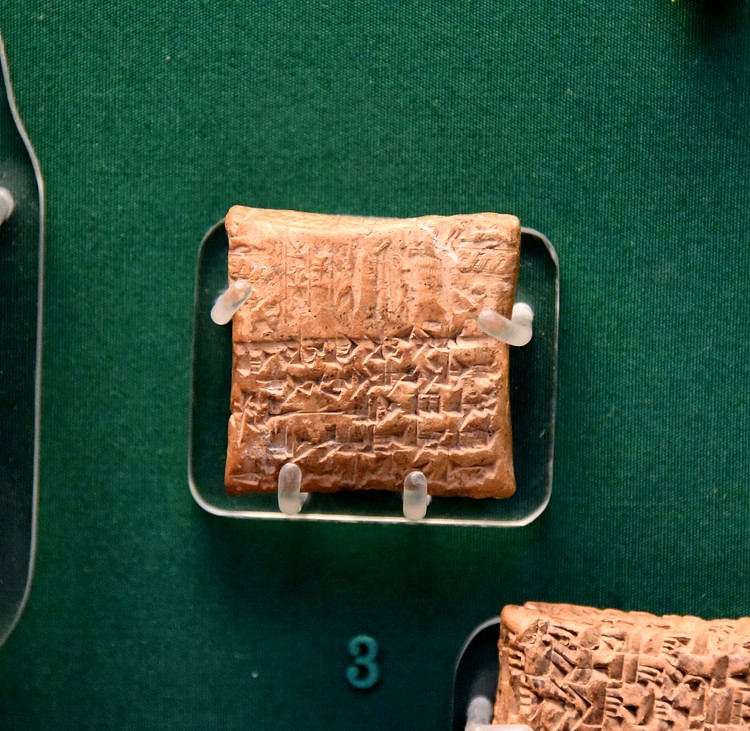 Clay Tablet from Alalakh with Idrimi's Seal
