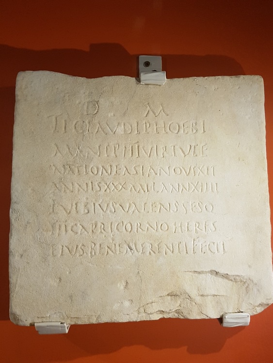 Tombstone of a Roman Sailor