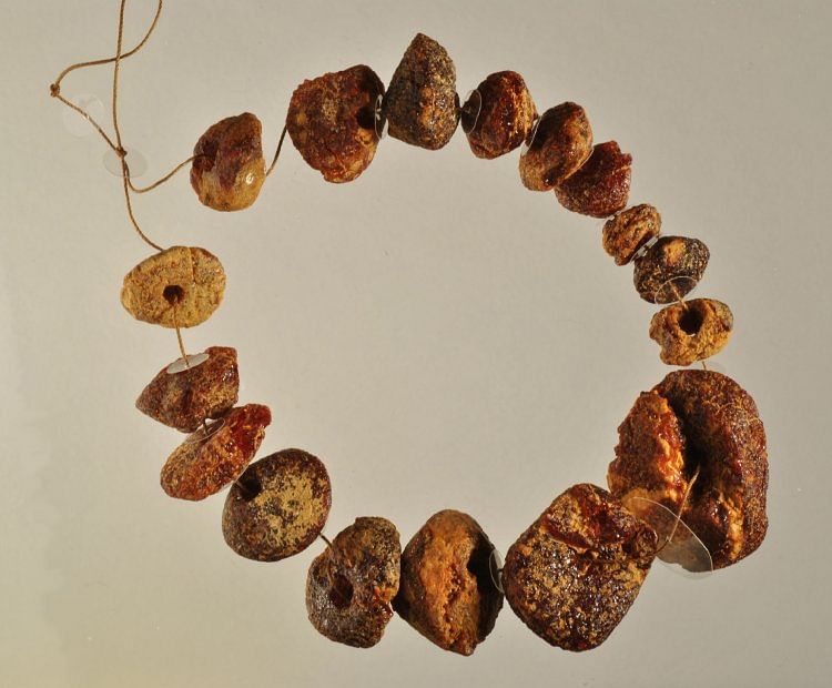 Archaic Greek Amber Necklace