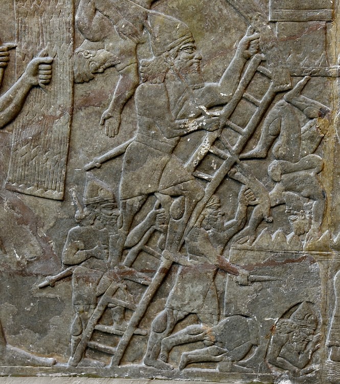 Assyrian Army Besieges a City