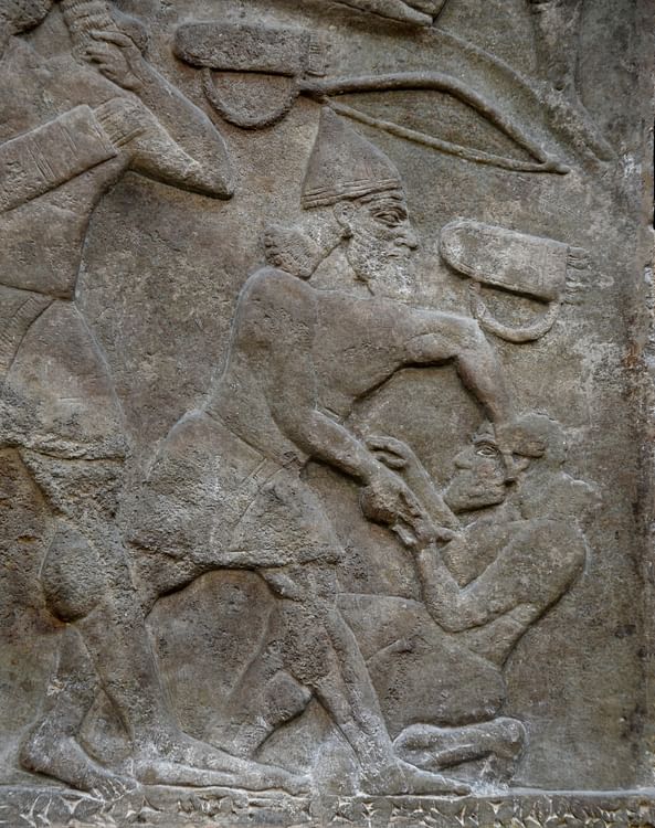 Assyrian Soldier Kills His Enemy