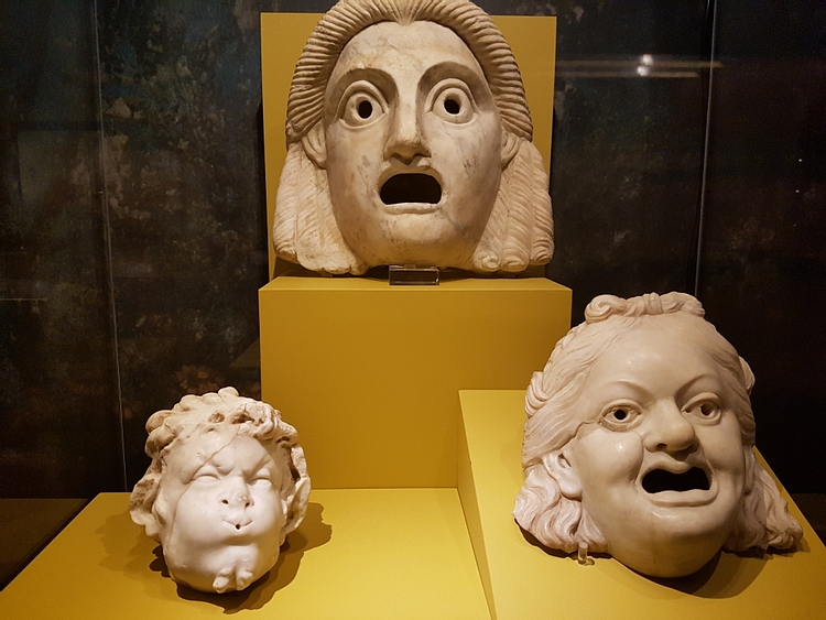 Three Fountain Heads from Pompeii