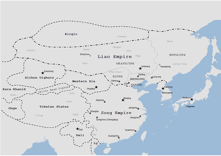 Liao Dynasty Map