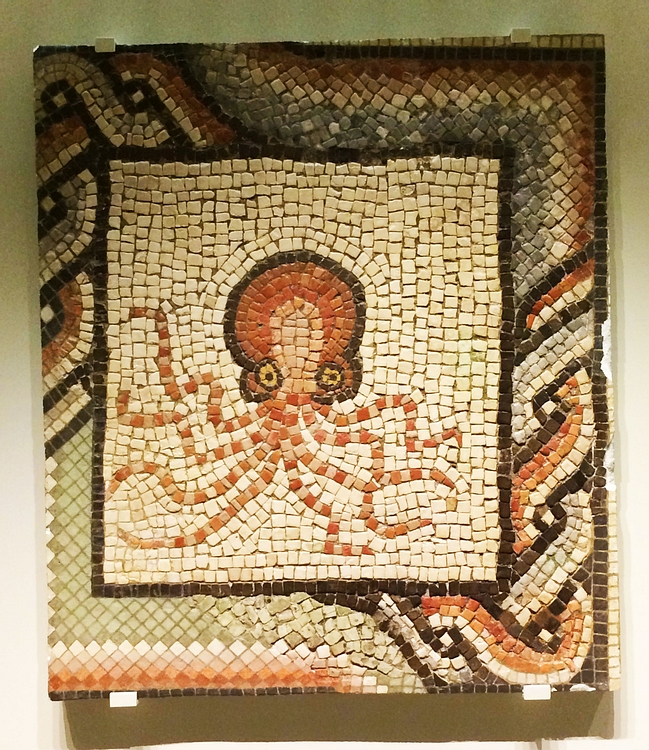 Roman Mosaic with Octopus