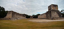 The Great Ball Court at Chichen Itza