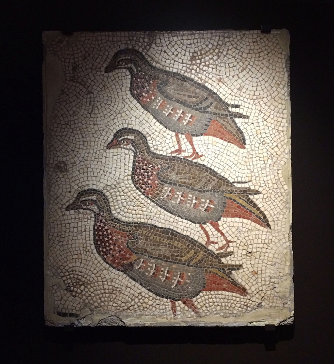 Roman Mosaic with Partridges