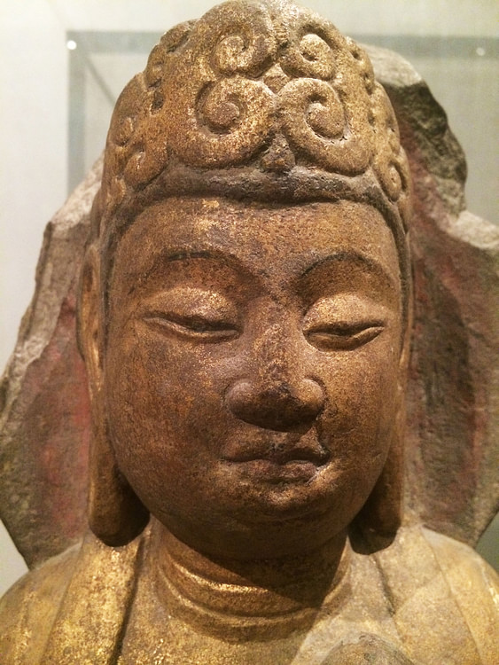 Head of a Bodhisattva from China's Sui Dynasty