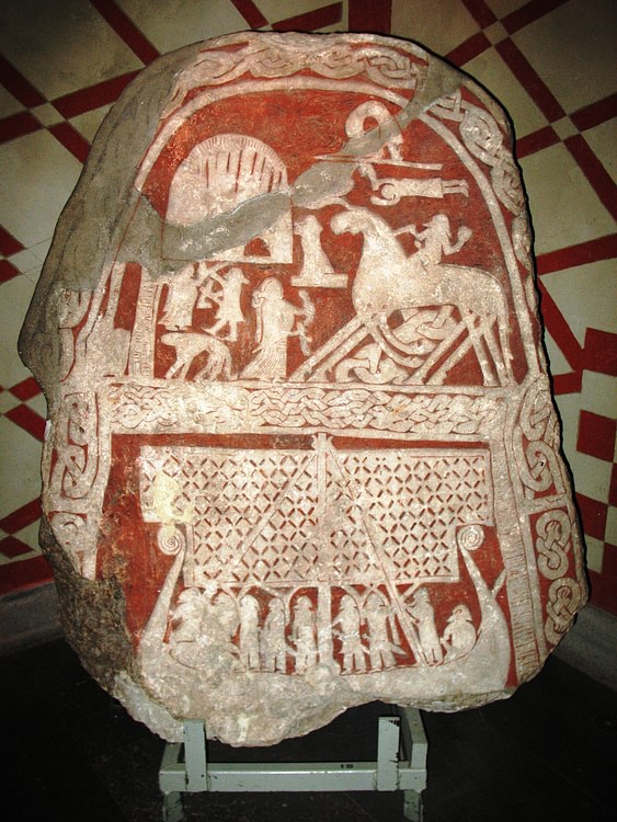 Odin on Sleipnir (Tjängvide image stone)