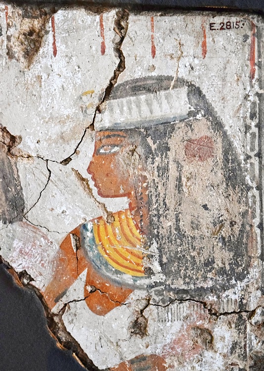 Painted Fragment of a Theban Woman