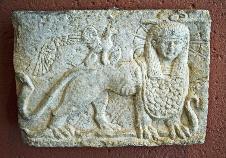 Relief Depicting Egyptian God Tutu