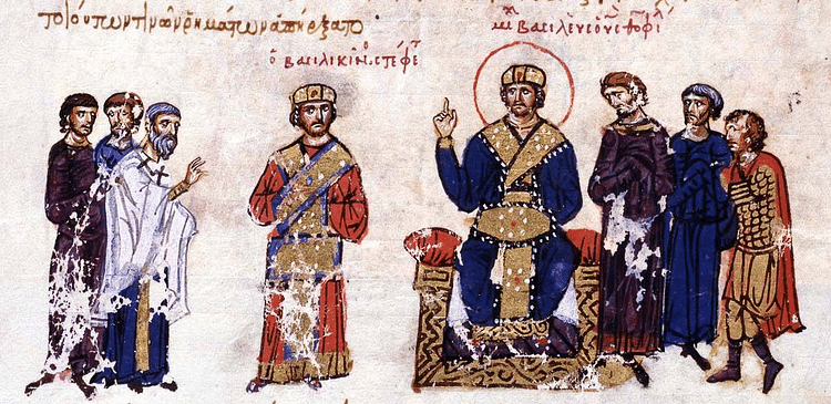 Michael III Crowns Basil Co-emperor