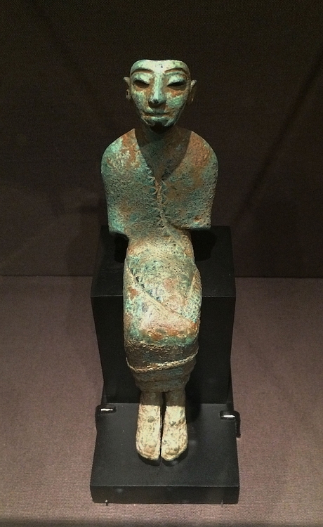 Syrian Seated God Statuette