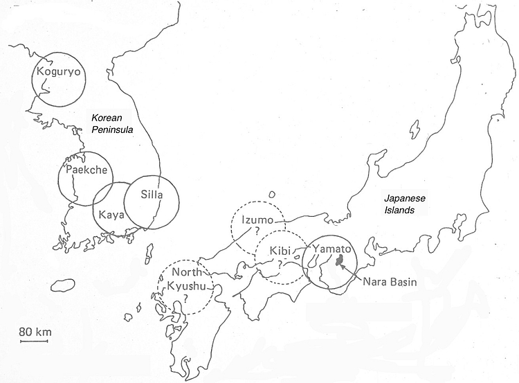 The Korean Peninsula and the Japanese Archipelago, 3rd-6th century CE