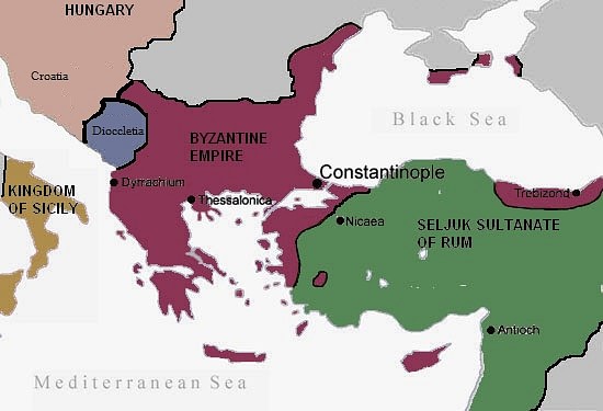 The Byzantine Empire c. 1090 CE