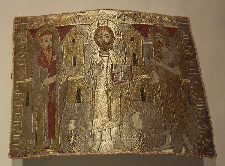 Georgian Liturgical Cuff with Jesus and Saints