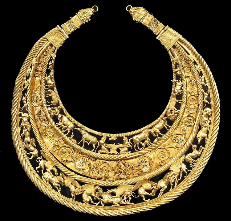 Scythian Golden Pectoral from Tovsta Mohyla