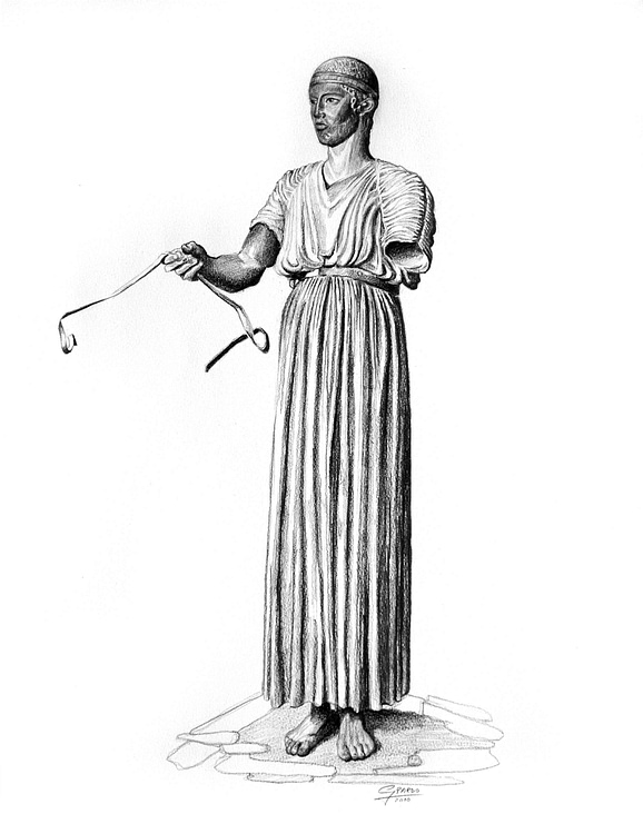 Charioteer of Delphi [Illustration]