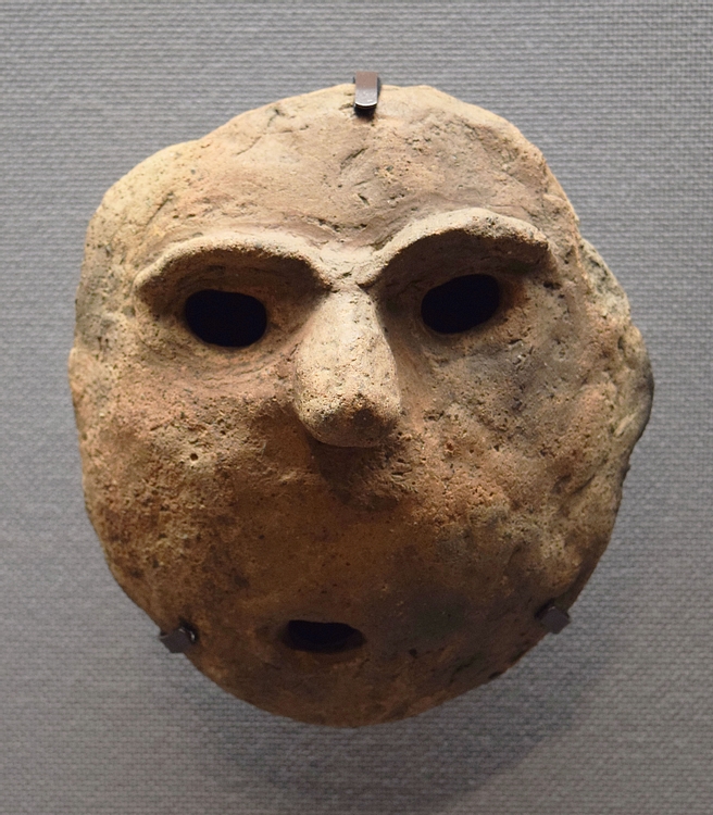 Prehistoric Domen Clay Mask