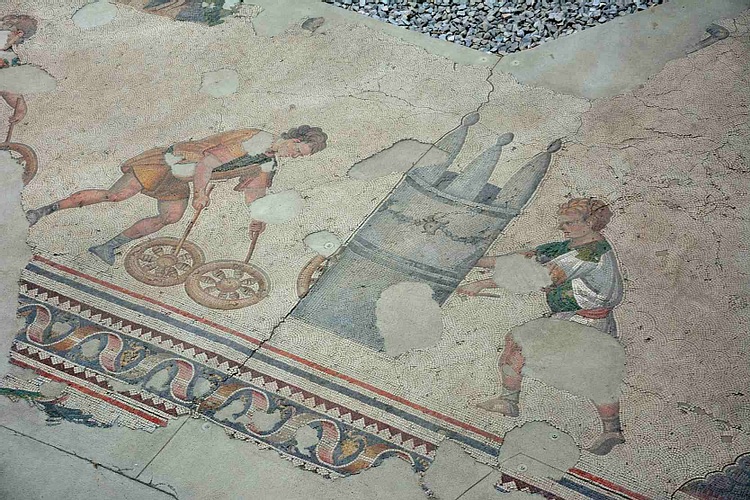 Byzantine Hoop-trundling Mosaic