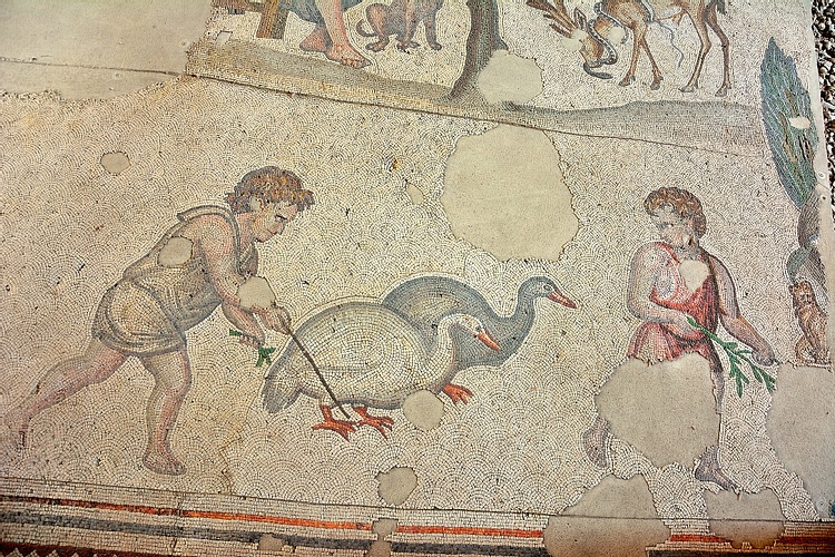 Byzantine Gooseherd Mosaic