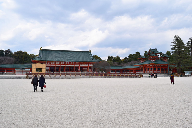 Heian Shrine in Kyoto, Japan