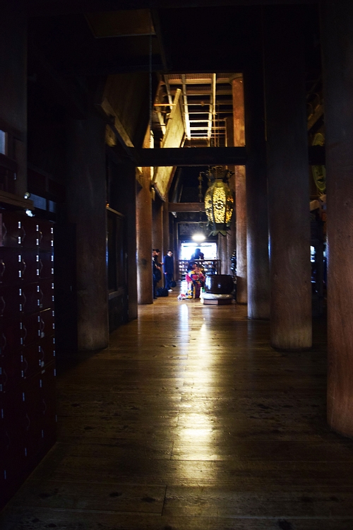 Corridor View inside Kiyomizu-dera Temple