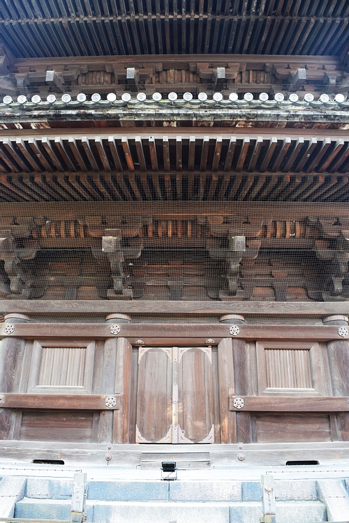Façade and Detail of Toji Temple's Pagoda