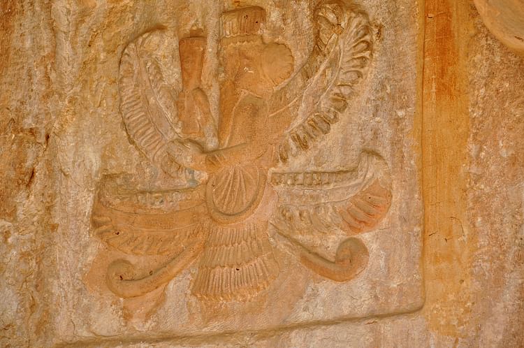 Winged Figure, Rock-Cut Tombs of Qizqapan
