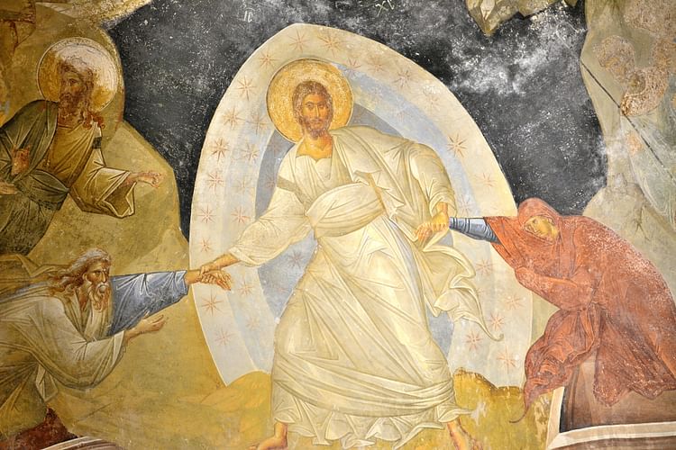 Anastasis Scene in Chora Museum