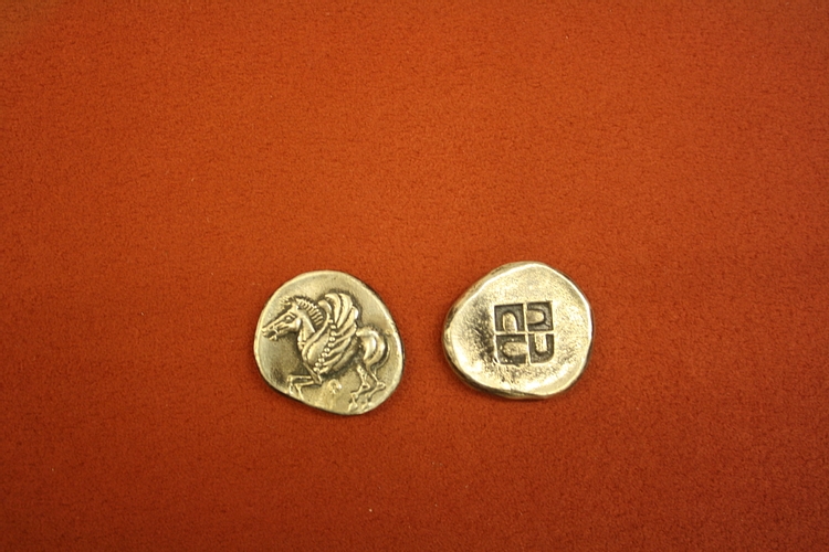 Pegasus & Swastika, Corinthian Silver Stater