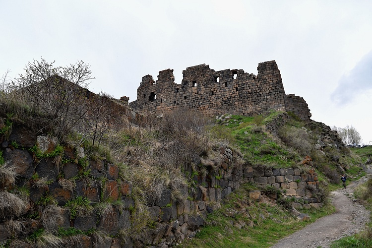 Ruins of Amberd Fortress in Armenia