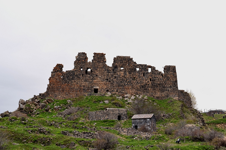 View of the Armenian Fortress Amberd