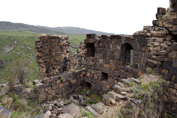 Walls and Ruins of Amberd Fortress