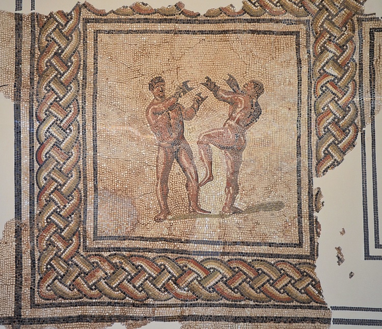 Roman Boxer Mosaic