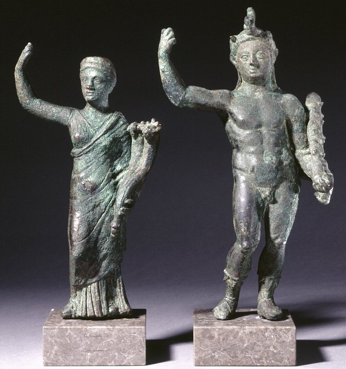 Bronze Statues of Ptolemy II & Arsinoe II