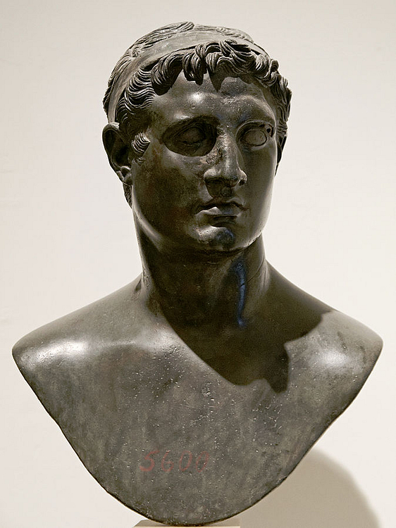 Bronze Bust of Ptolemy II Philadelphus