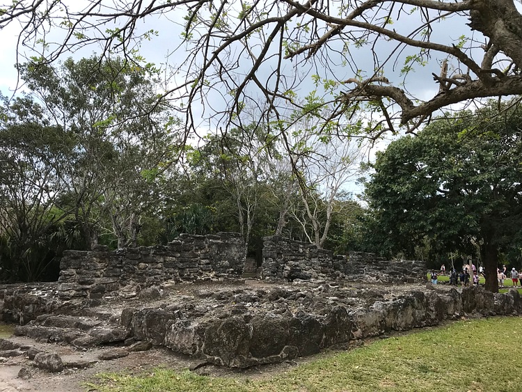 Remnants of Maya Ruins at San Gervasio, Mexico