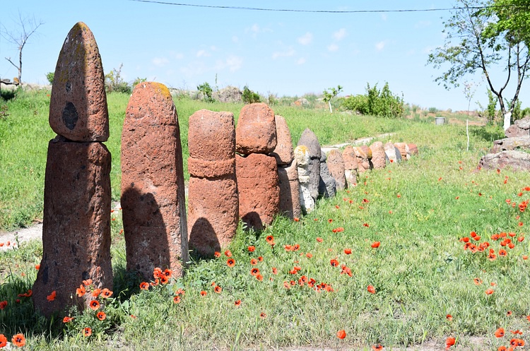 Vishap Stones at Metsamor, Armenia