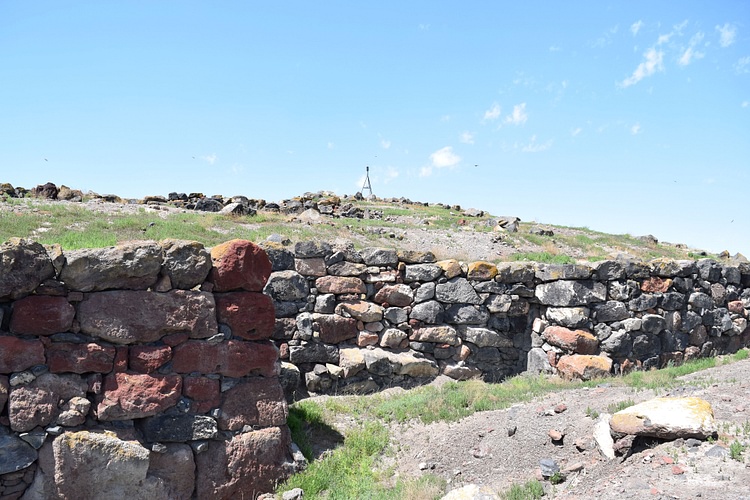Ruins of Metsamor Fortress in Armenia