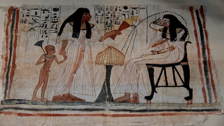 Painted Funerary Cloth of Asetnefret