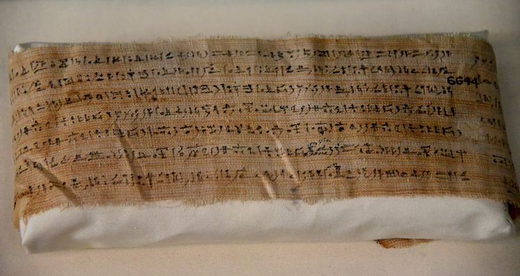 Mummy Linen Inscribed with Portion of the Book of the Dead