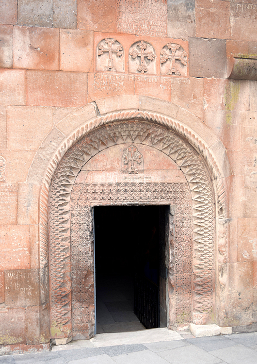 Entrance to the Armenian Khor Virap Monastery