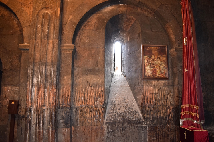 Interior of St. Astvatsatsin Church at Khor Virap Monastery