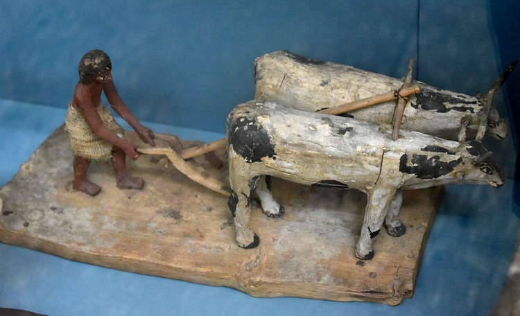 Egyptian Model of Peasants Ploughing