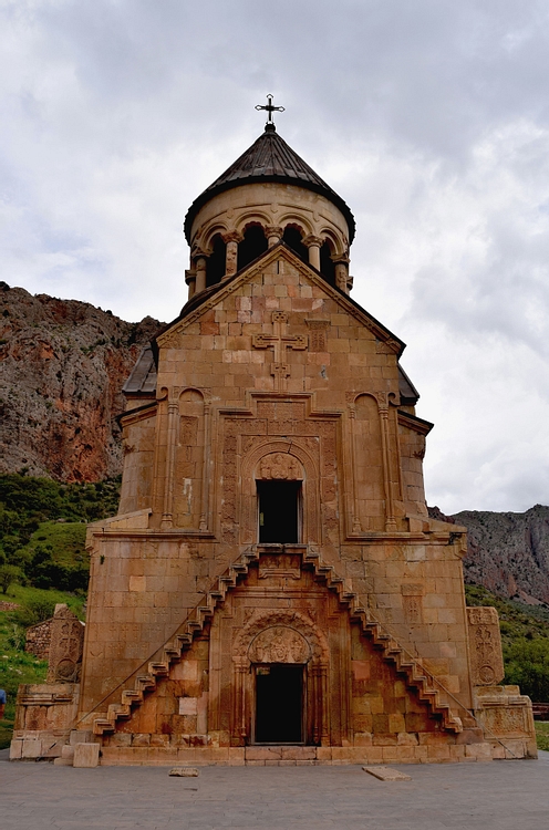 Façade of Surb Astvatsatsin Church at Noravank