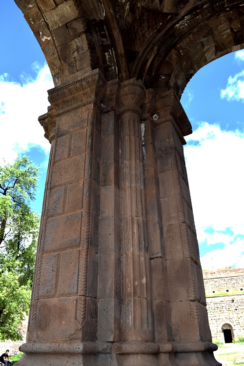 Armenian Column outside Church of St. Pogos and Petros